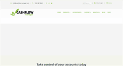 Desktop Screenshot of cashflow-manager.com.au